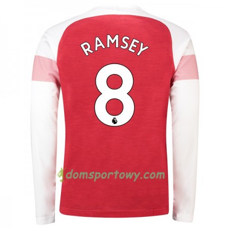 Koszulka Arsenal Ramsey 8 Domowe Koszulki Piłkarskie 2018-2019 Długi Rękaw